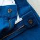 【HEXICO】Indigo Flannel Slacks 『30s Cinch Buckle Iron / 70-80s Talon 42 Brass』