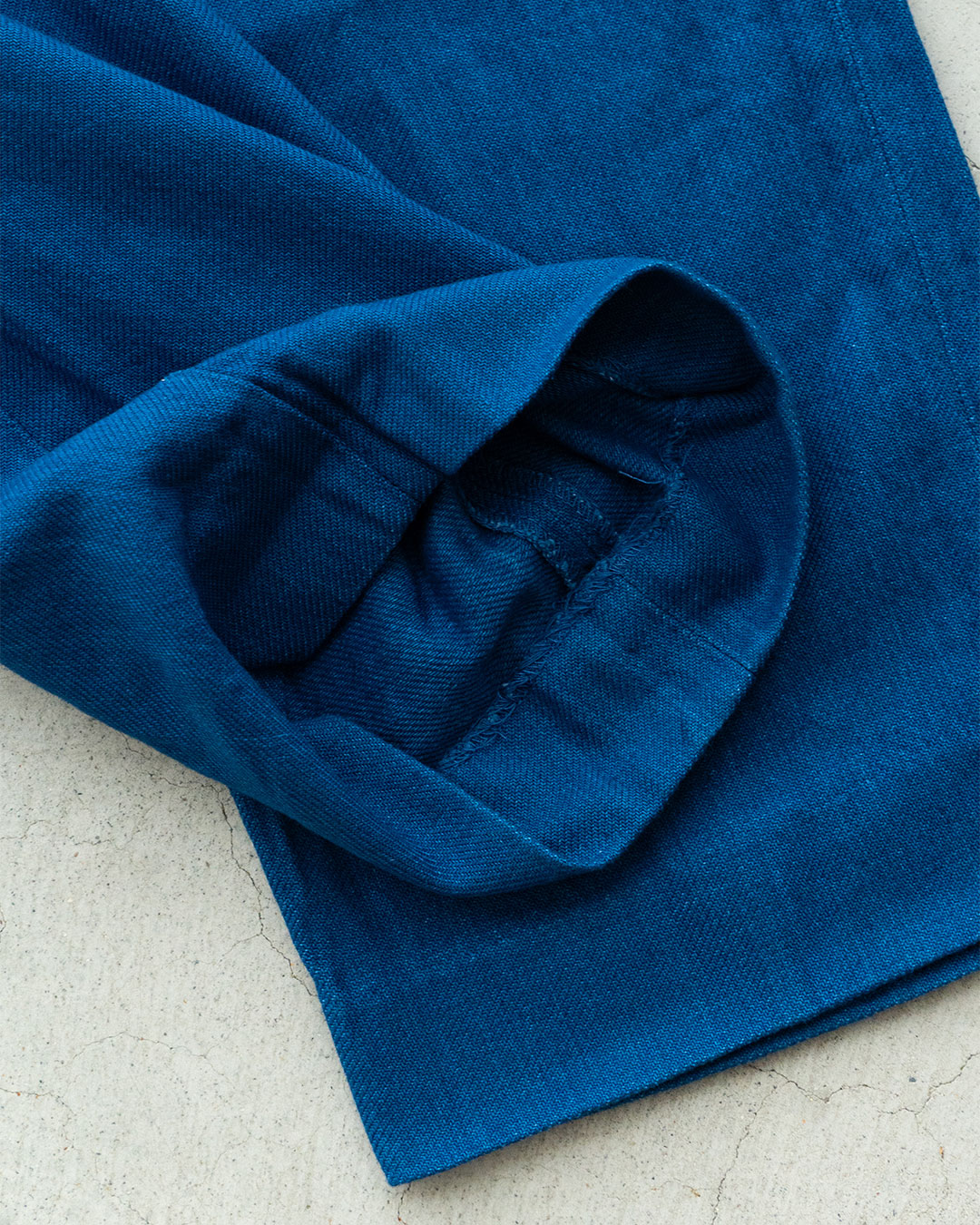 【HEXICO】Indigo Flannel Slacks 『30s Cinch Buckle Iron / 70-80s Talon 42 Brass』