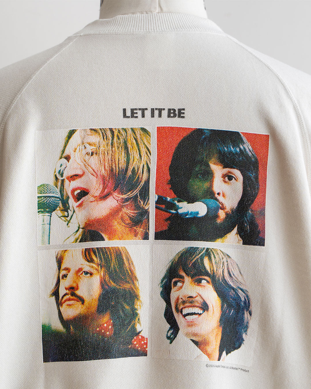 【The Beatles × free rage】『予約販売』Last Release Raglan Crew Sweat