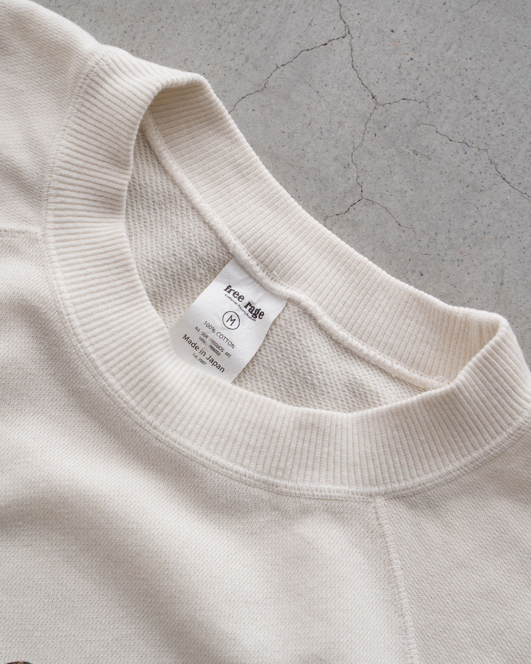 【The Beatles × free rage】『予約販売』Last Recording Raglan Crew Sweat