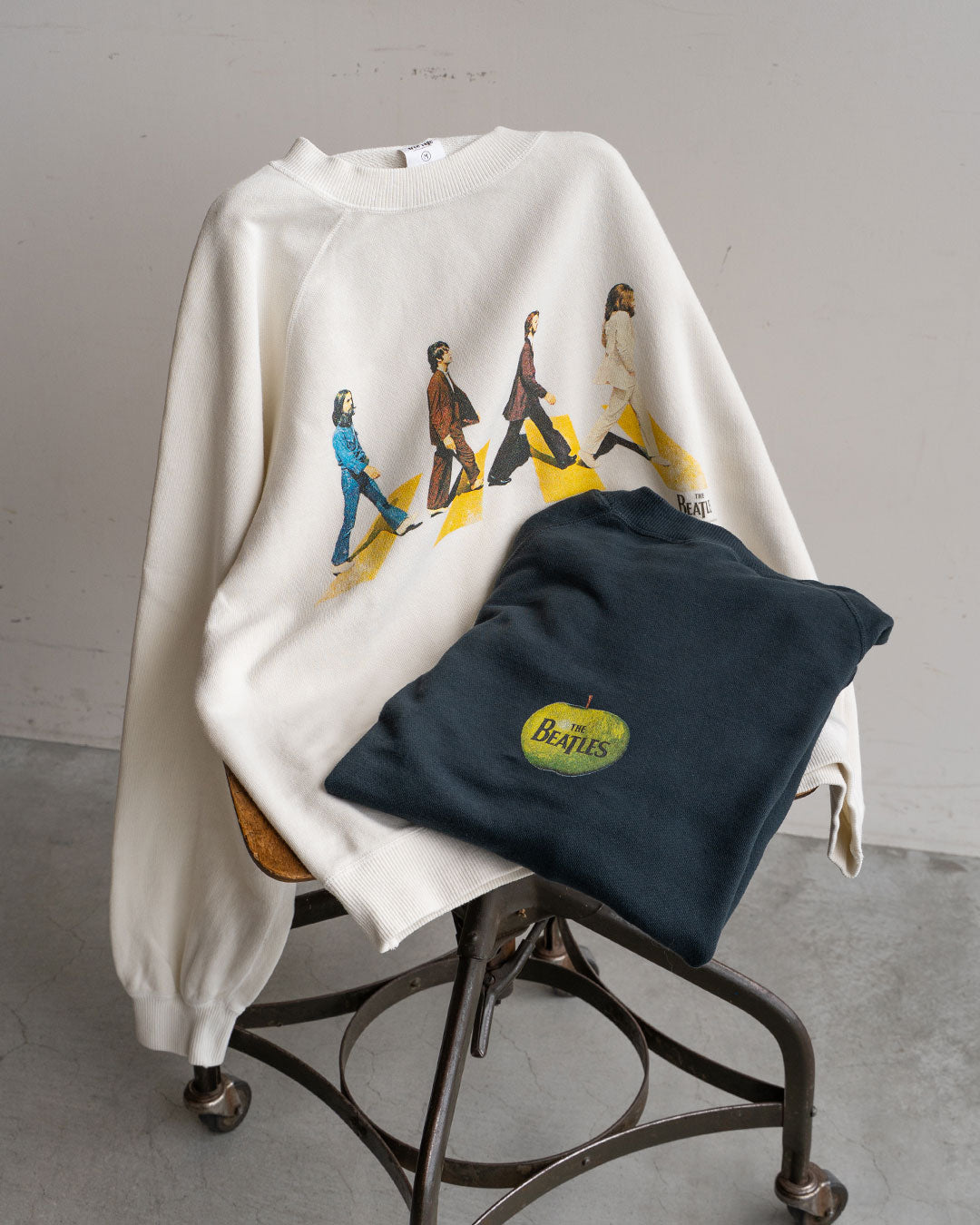 【The Beatles × free rage】『予約販売』Last Recording Raglan Crew Sweat