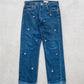 【SHANANA MIL】Used 501 Denim『Hand Embroidery Daisy』①