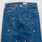 【SHANANA MIL】Used 501 Denim『Hand Embroidery Daisy』①