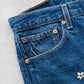 【SHANANA MIL】Used 501 Denim『Hand Embroidery Daisy』①