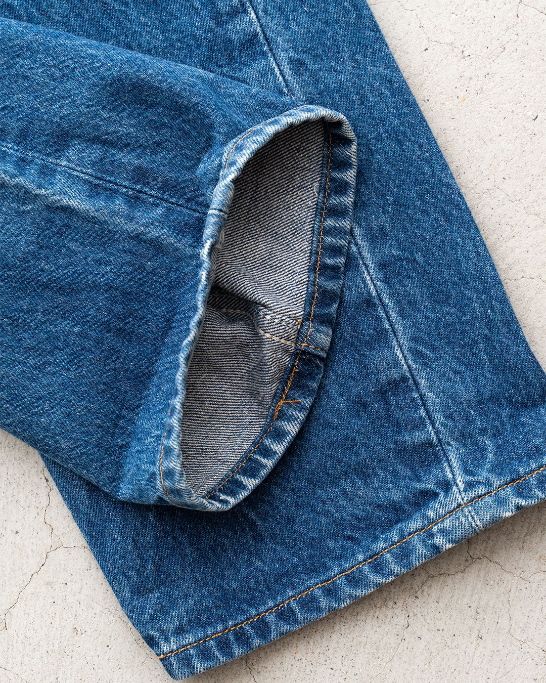【SHANANA MIL】Used 501 Denim『Hand Embroidery Daisy』①