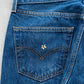 【SHANANA MIL】Used 501 Denim『Hand Embroidery Daisy』①