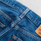 【SHANANA MIL】Used 501 Denim『Hand Embroidery Daisy』①