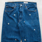 【SHANANA MIL】Used 501 Denim『Hand Embroidery Daisy』②