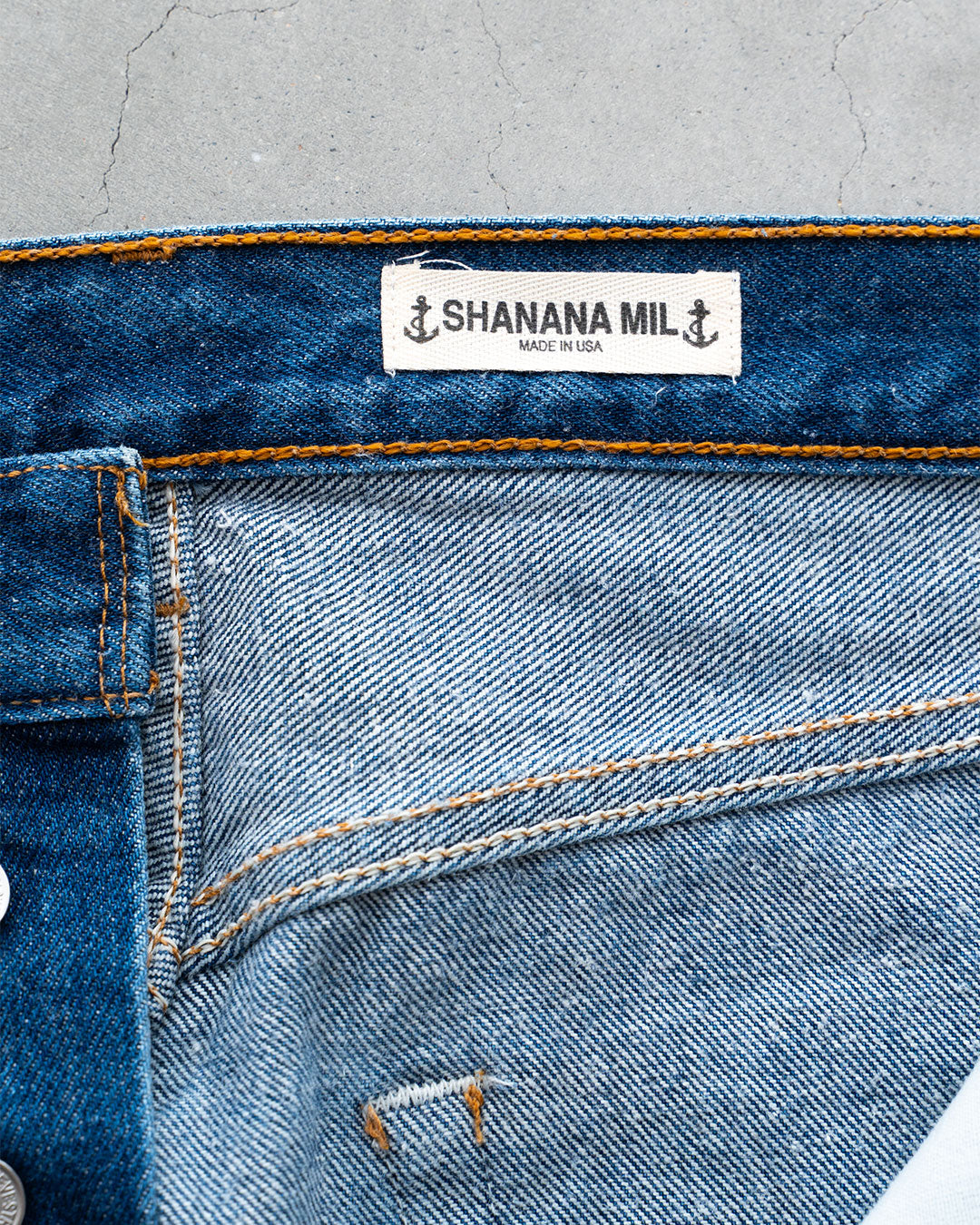 【SHANANA MIL】Used 501 Denim『Hand Embroidery Daisy』②
