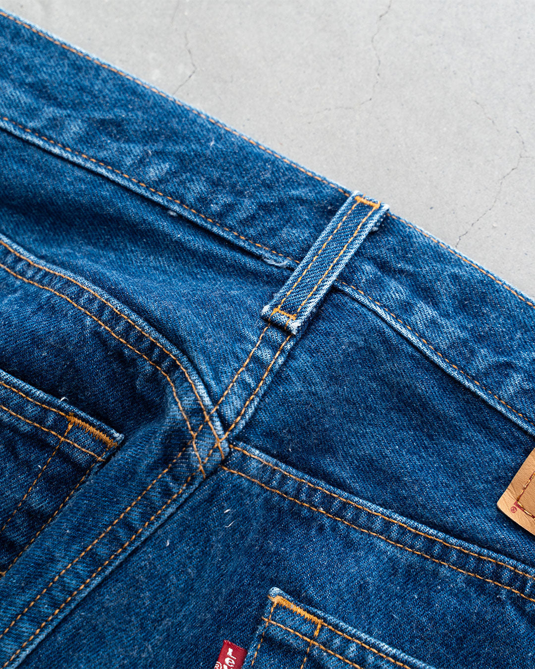 【SHANANA MIL】Used 501 Denim『Hand Embroidery Daisy』②
