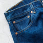 【SHANANA MIL】Used 501 Denim『Hand Embroidery Daisy』③