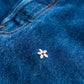 【SHANANA MIL】Used 501 Denim『Hand Embroidery Daisy』③