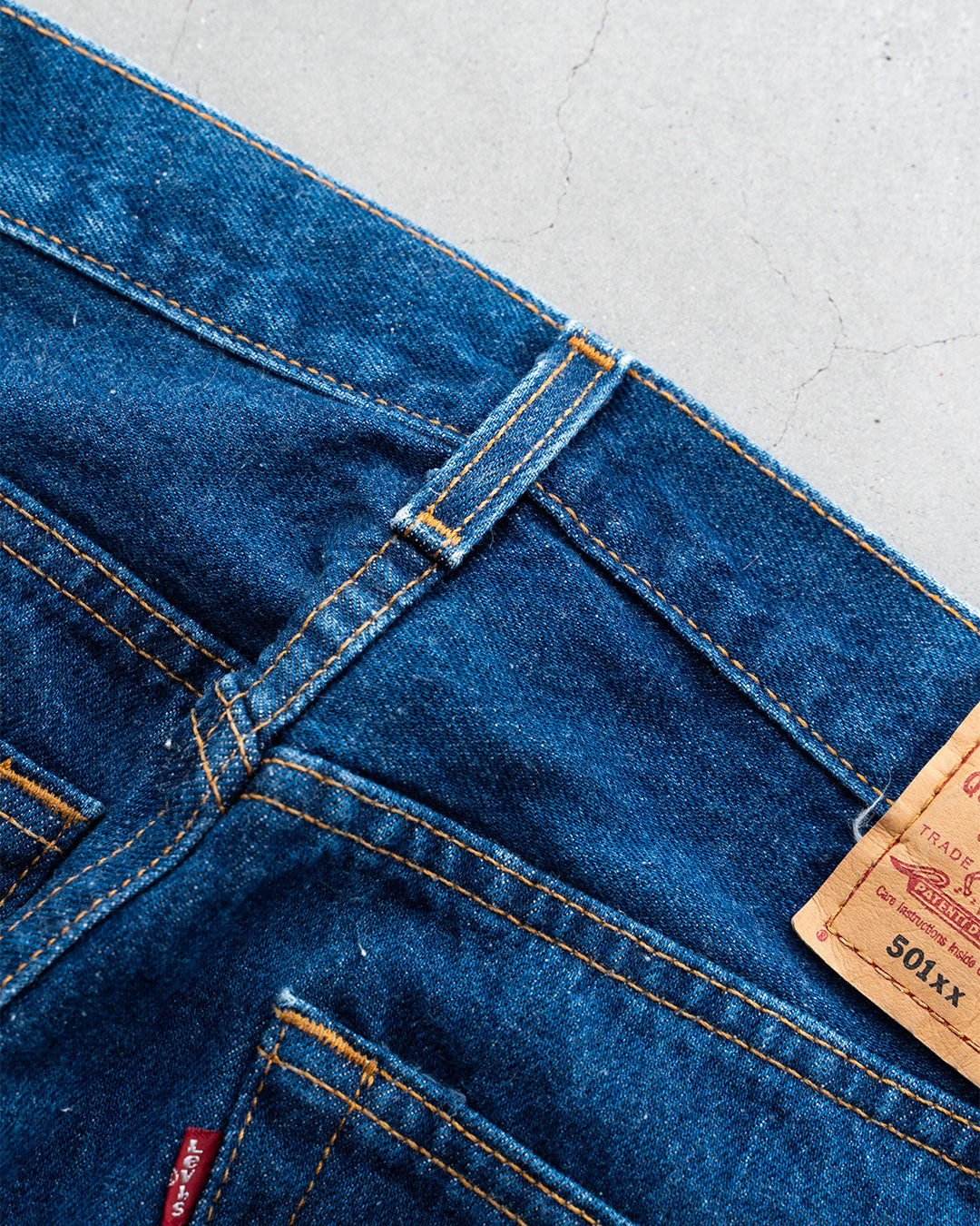【SHANANA MIL】Used 501 Denim『Hand Embroidery Daisy』③