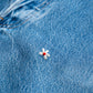 【SHANANA MIL】Used 501 Denim『Hand Embroidery Daisy』④