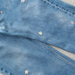 【SHANANA MIL】Used 501 Denim『Hand Embroidery Daisy』④