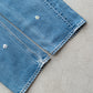 【SHANANA MIL】Used 501 Denim『Hand Embroidery Daisy』④