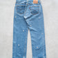 【SHANANA MIL】Used 501 Denim『Hand Embroidery Daisy』④
