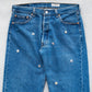 【SHANANA MIL】Used 501 Denim『Hand Embroidery Daisy』⑤