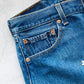 【SHANANA MIL】Used 501 Denim『Hand Embroidery Daisy』⑤