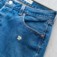 【SHANANA MIL】Used 501 Denim『Hand Embroidery Daisy』⑤