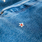 【SHANANA MIL】Used 501 Denim『Hand Embroidery Daisy』⑤