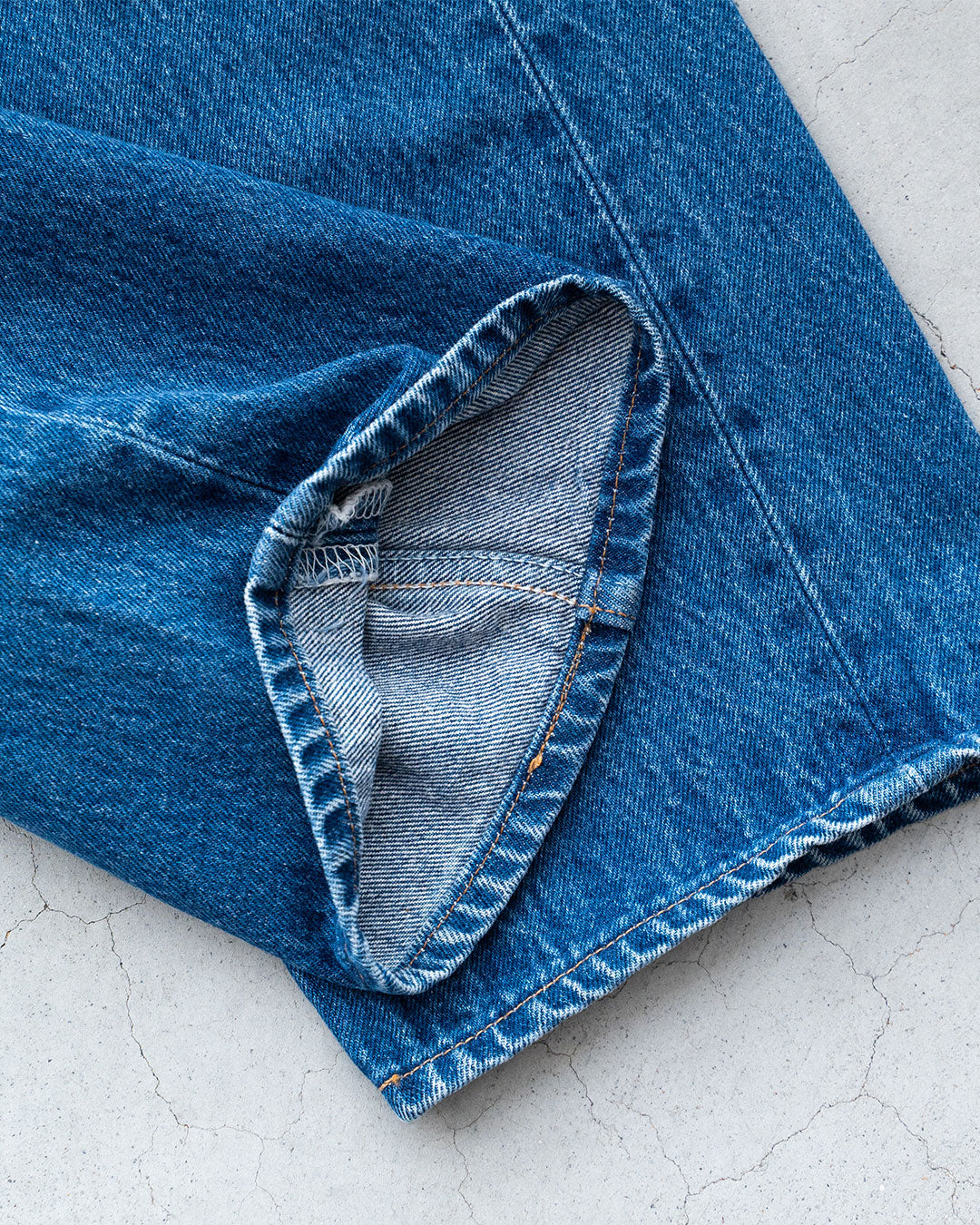【SHANANA MIL】Used 501 Denim『Hand Embroidery Daisy』⑤