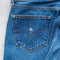 【SHANANA MIL】Used 501 Denim『Hand Embroidery Daisy』⑤