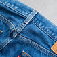 【SHANANA MIL】Used 501 Denim『Hand Embroidery Daisy』⑤