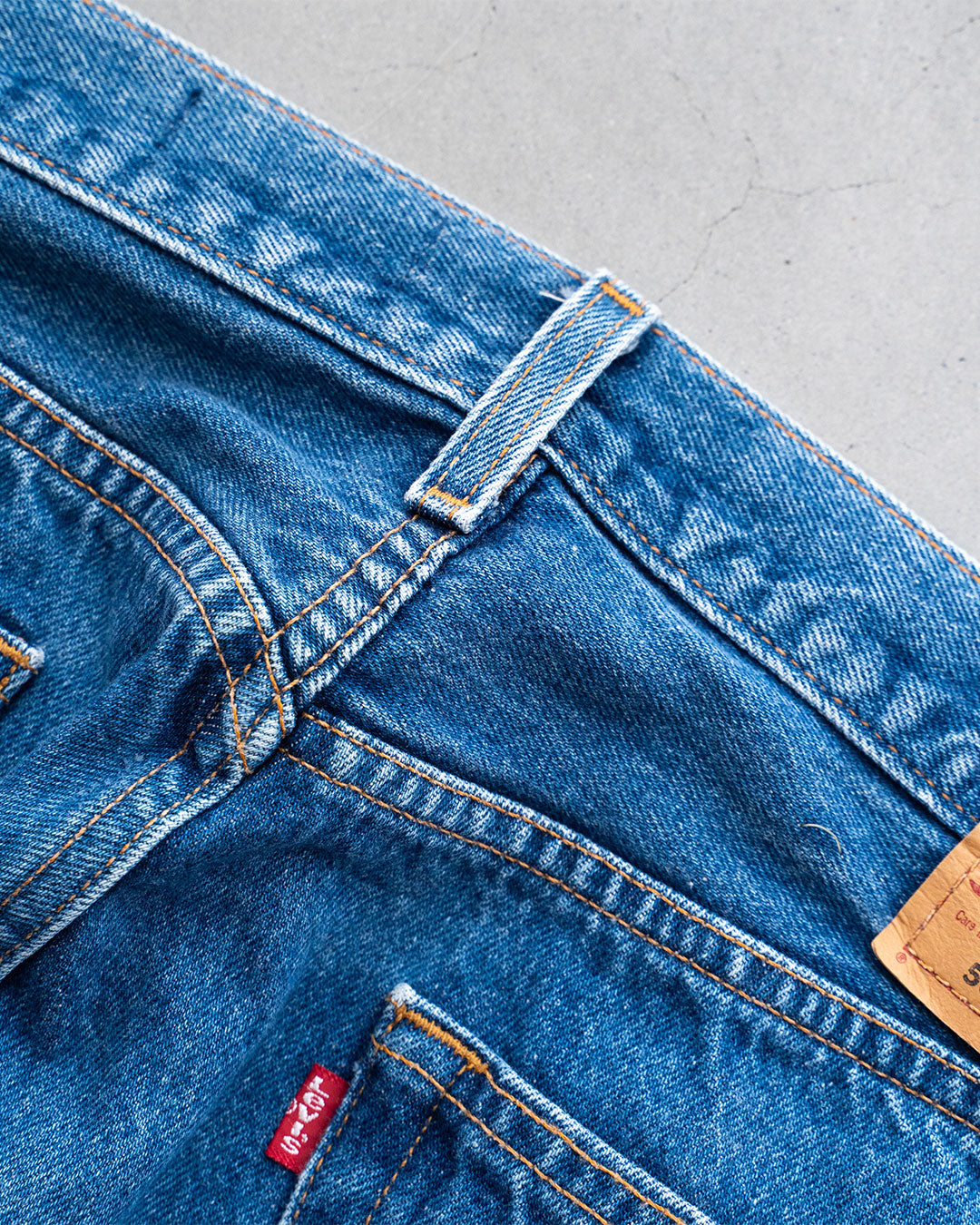 【SHANANA MIL】Used 501 Denim『Hand Embroidery Daisy』⑤