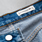 【SHANANA MIL】Used 501 Denim『Hand Embroidery Daisy』⑤