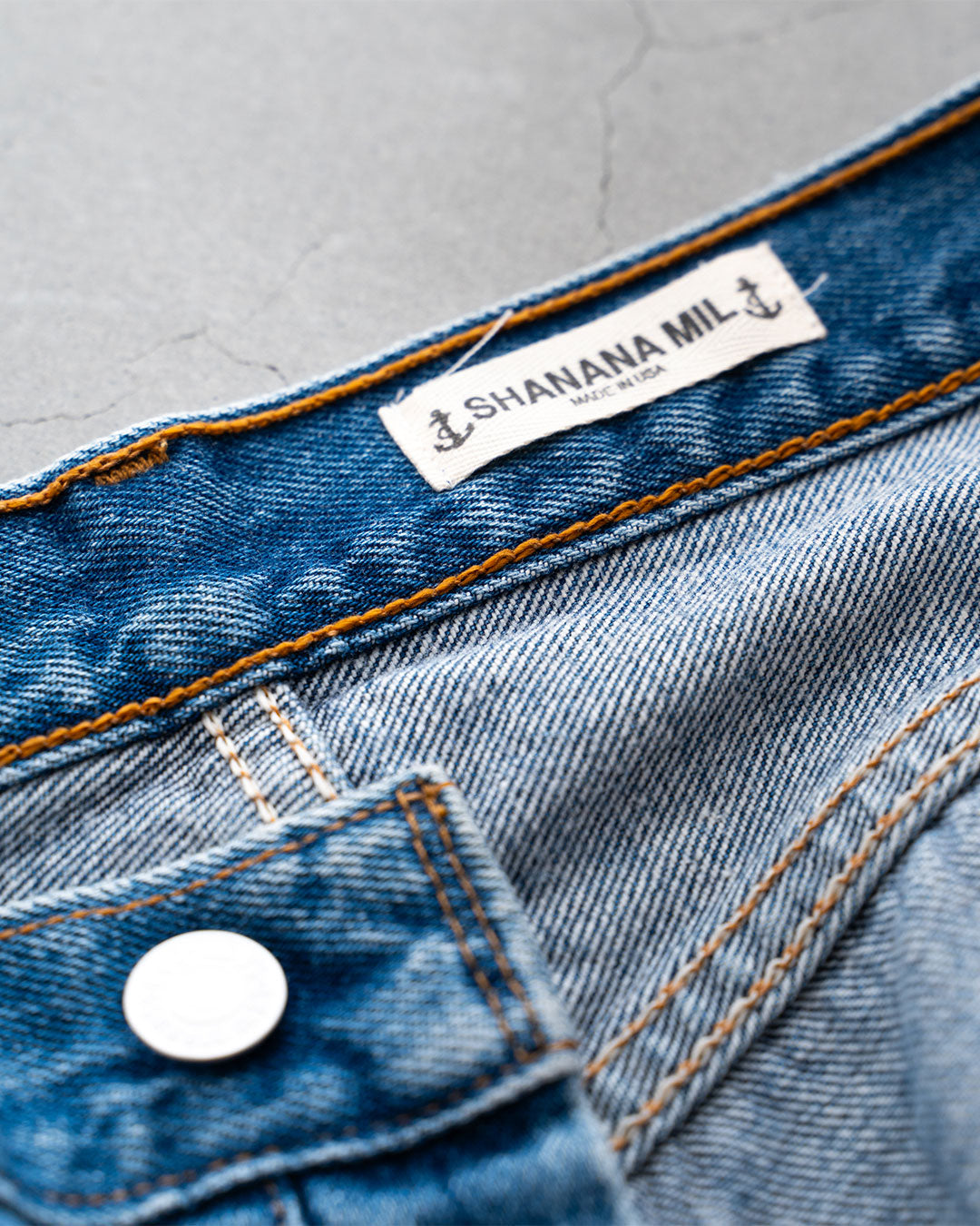 【SHANANA MIL】Used 501 Denim『Hand Embroidery Daisy』⑤
