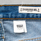 【SHANANA MIL】Used 501 Denim『Hand Embroidery Daisy』⑥