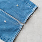 【SHANANA MIL】Used 501 Denim『Hand Embroidery Daisy』⑥