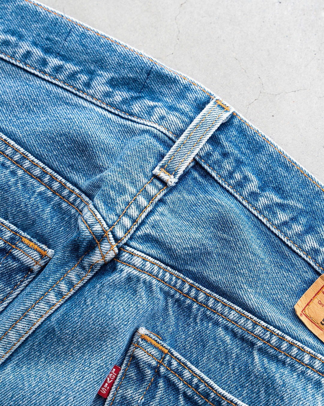【SHANANA MIL】Used 501 Denim『Hand Embroidery Daisy』⑥