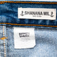 【SHANANA MIL】Used 501 Denim『Hand Embroidery Daisy』⑦