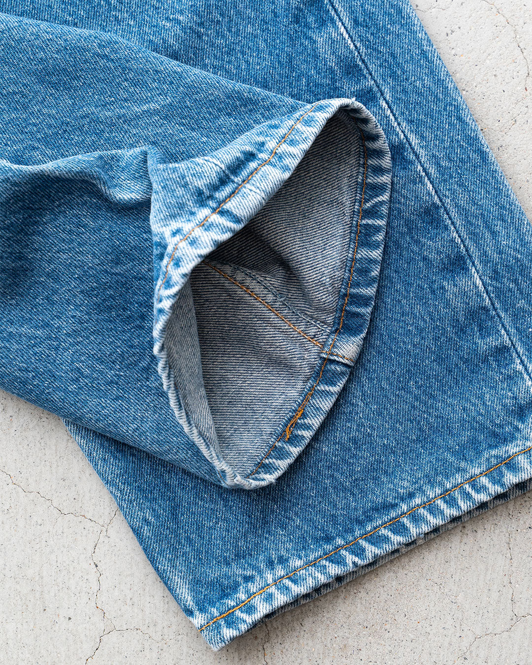 【SHANANA MIL】Used 501 Denim『Hand Embroidery Daisy』⑦