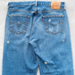 【SHANANA MIL】Used 501 Denim『Hand Embroidery Daisy』⑦