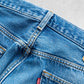 【SHANANA MIL】Used 501 Denim『Hand Embroidery Daisy』⑦
