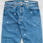 【SHANANA MIL】Used 501 Denim『Hand Embroidery Daisy』⑧