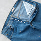【SHANANA MIL】Used 501 Denim『Hand Embroidery Daisy』⑧