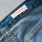 【SHANANA MIL】Used 501 Denim『Hand Embroidery Daisy』⑧
