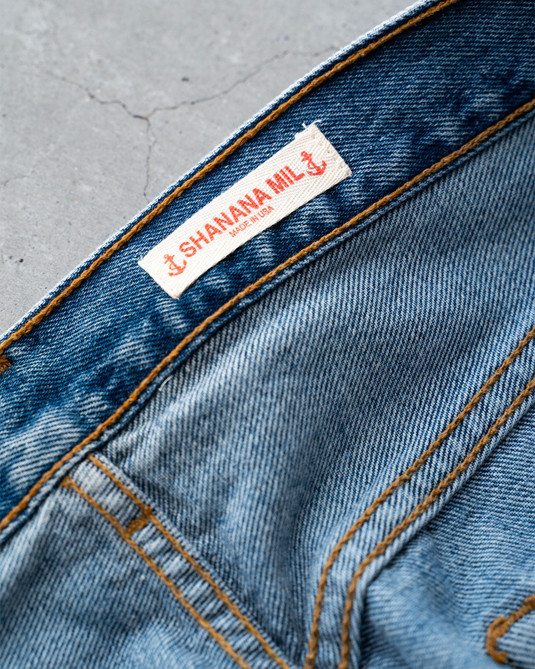 【SHANANA MIL】Used 501 Denim『Hand Embroidery Daisy』⑧