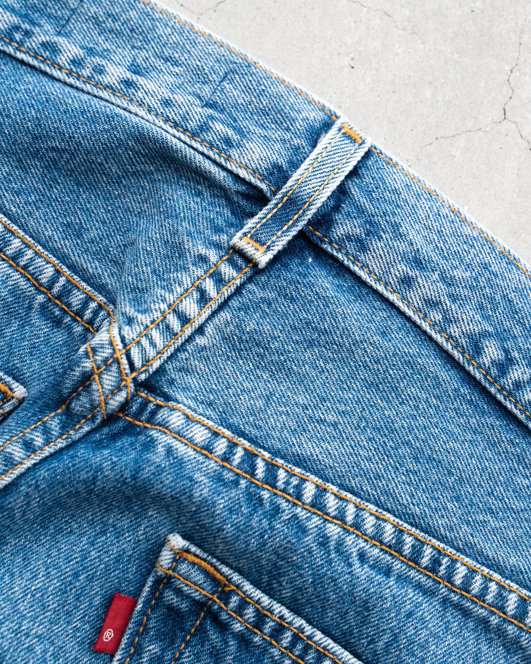 【SHANANA MIL】Used 501 Denim『Hand Embroidery Daisy』⑧
