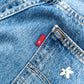 【SHANANA MIL】Used 501 Denim『Hand Embroidery Daisy』⑧