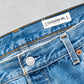 【SHANANA MIL】Used 501 Denim『Hand Embroidery Daisy』⑨