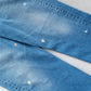 【SHANANA MIL】Used 501 Denim『Hand Embroidery Daisy』⑨
