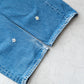 【SHANANA MIL】Used 501 Denim『Hand Embroidery Daisy』⑨