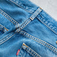 【SHANANA MIL】Used 501 Denim『Hand Embroidery Daisy』⑨