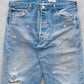 【SHANANA MIL】Used 501 Denim『Hand Embroidery Daisy』⑩
