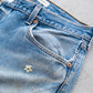 【SHANANA MIL】Used 501 Denim『Hand Embroidery Daisy』⑩